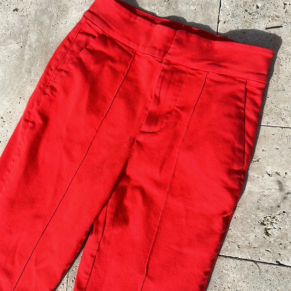 Alice and Olivia red flare high waist size 24 - Picture 3 of 5